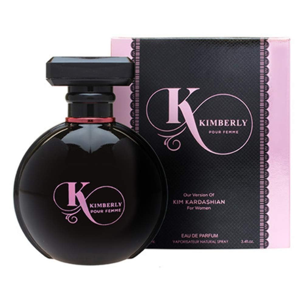 Kimberly Perfume for Women — Celebrity Pop Eau de Parfum Spray, Pink Grapefruit Peony Musk Fragrance, 3.4 Fl Oz / 100 ml