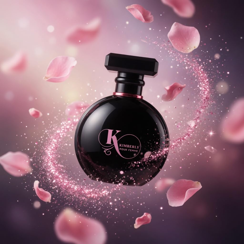 Kimberly Perfume for Women — Celebrity Pop Eau de Parfum Spray, Pink Grapefruit Peony Musk Fragrance, 3.4 Fl Oz / 100 ml