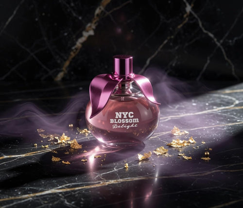 NYC Blossom Delight Eau de Parfum for Women, Fresh Floral Fruity Apple Bergamot Cherry Blossom Peony Jasmine White Musk Sandalwood Spray Fragrance, 3.4 Fl Oz / 100 ml