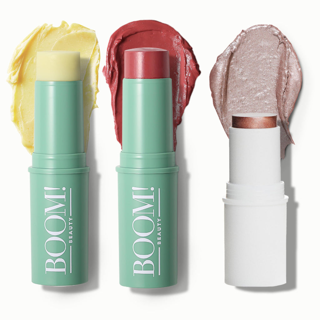 Boomstick Color® All-in-One Cream Blush for Cheeks, Eyes & Lips, Long Wearing, Blendable Makeup Blush Stick for Mature Skin, Cruelty Free Lip Cheek Tint with Skincare Benefits, Cindy Joseph Heritage
